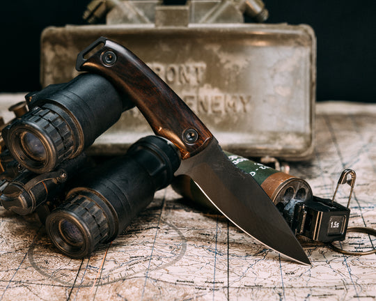 Ishi - Desert Ironwood, Armor Black Cerakote Allen Bolts, Smooth Grip