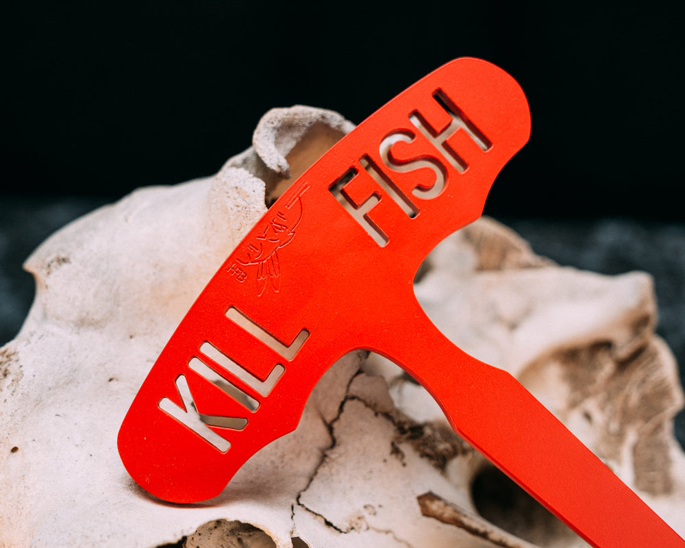 Big Tuna Spike- KILL FISH, USMC Red Cerakote