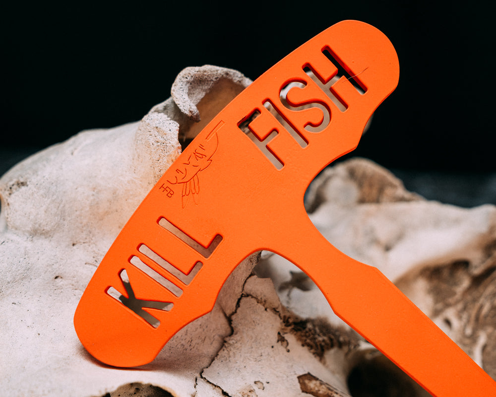 Big Tuna Spike- KILL FISH, Orange Cerakote