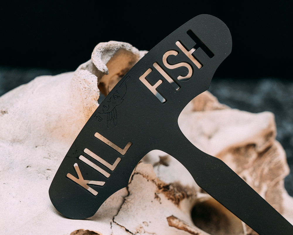Big Tuna Spike- KILL FISH, Armor Black Cerakote