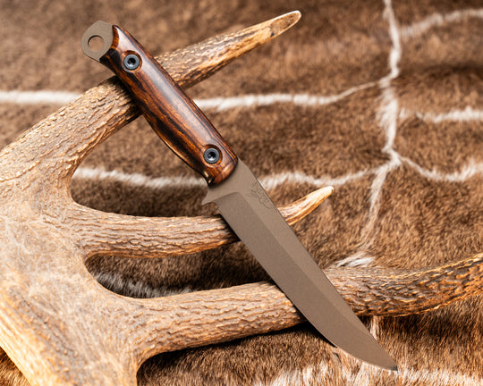 Crow Breakdown- Desert Ironwood, Midnight Bronze Cerakote, Allen Bolts, Smooth Grip