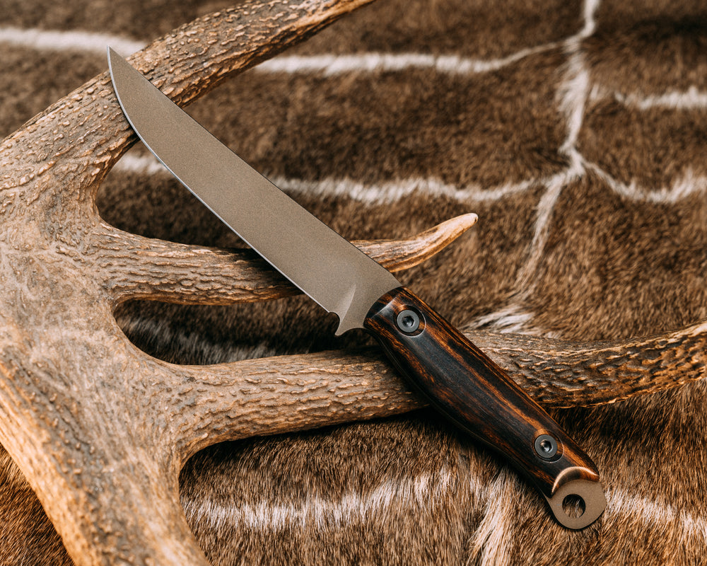 Crow Breakdown- Desert Ironwood, Midnight Bronze Cerakote, Allen Bolts, Smooth Grip