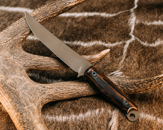Crow Breakdown- Desert Ironwood, Midnight Bronze Cerakote, Allen Bolts, Smooth Grip