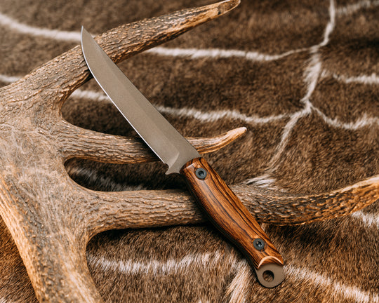 Crow Breakdown- Desert Ironwood, Midnight Bronze Cerakote, Allen Bolts, Smooth Grip