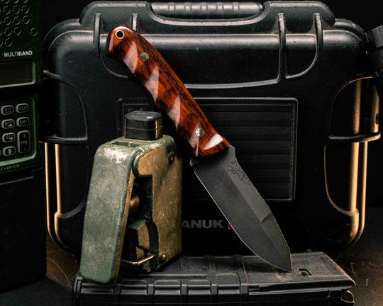 Disaster Jr Gen 3- Snakewood, Mosaic Pins, Copper Lanyard Pin, Textured Grip