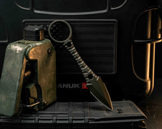 Ringstrike- OD Green Cerakote and Machined Rockwork Handle
