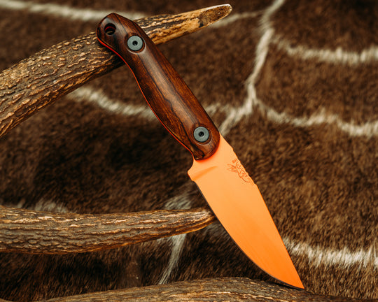 Feather Light - Desert Ironwood, Hunter Orange Cerakote,  Allen Bolts, Smooth Grip