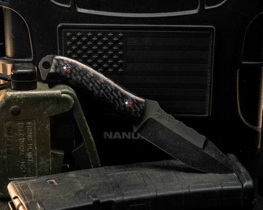 Disaster Cub Gen 3- Carbon, Patriot Mosaic Pins, Smooth Grip