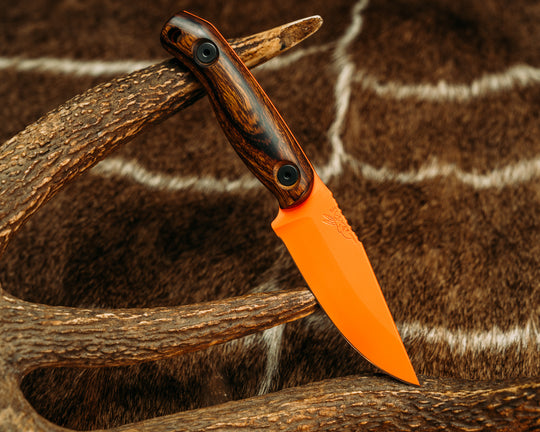 Feather Light - Desert Ironwood, Hunter Orange Cerakote, Allen Bolts, Smooth Grip