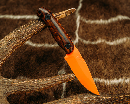 Feather Light - Desert Ironwood, Hunter Orange Cerakote, Allen Bolts, Smooth Grip