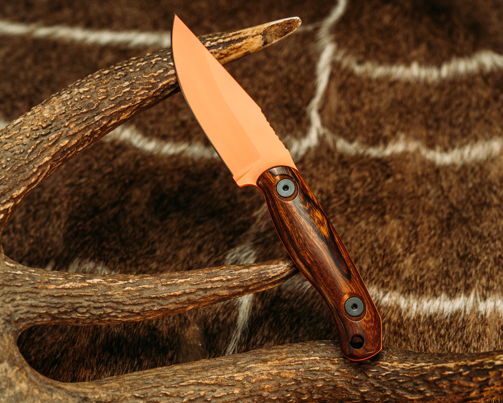 Feather Light - Desert Ironwood, Hunter Orange Cerakote, Allen Bolts, Smooth Grip