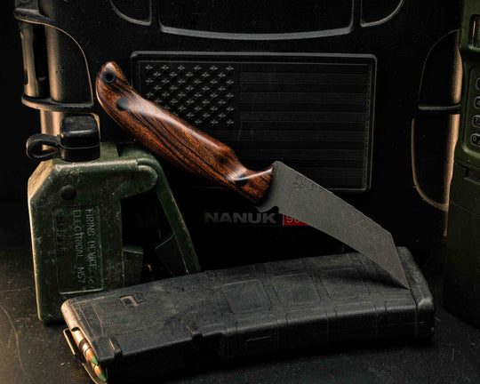 Draugr- Desert Ironwood, CF Pins, CF Lanyard Pin, Textured Grip