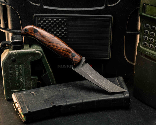 Draugr- Desert Ironwood, CF Pins, CF Lanyard Pin, Textured Grip