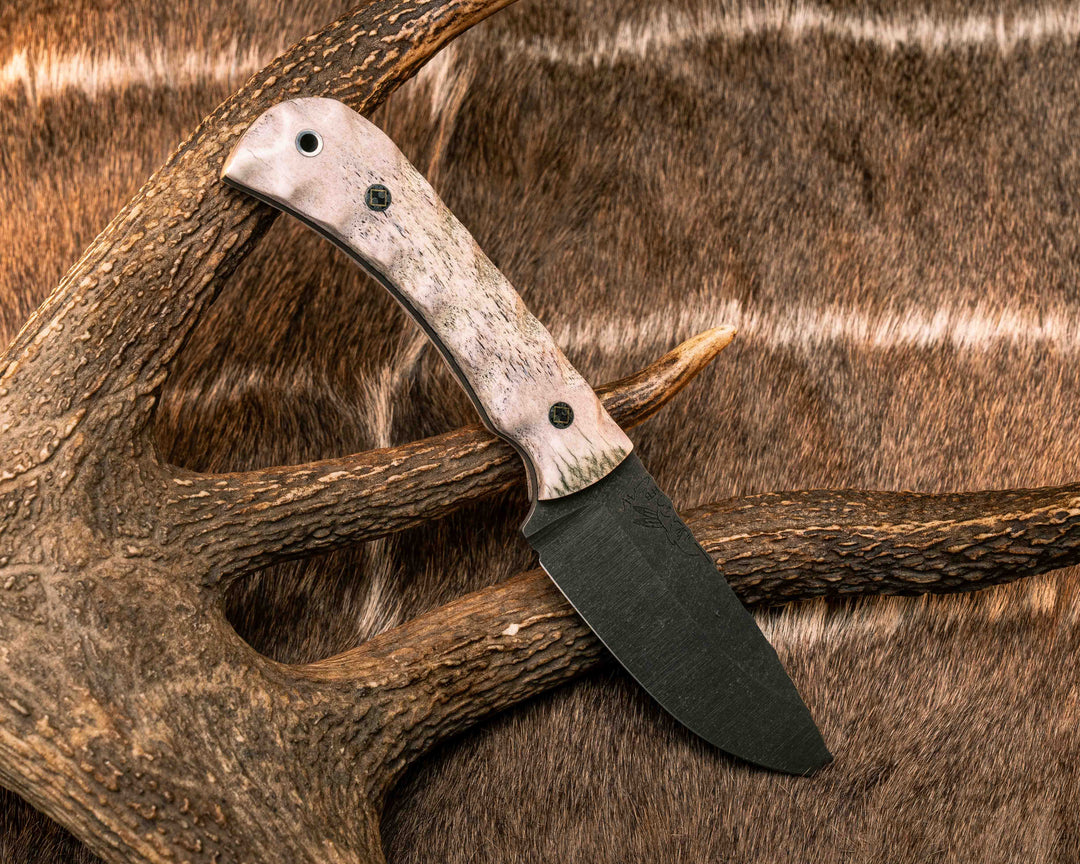 Cavner- Elk Antler, Mosaic Pins, Aluminum Lanyard Pin, Textured Grip