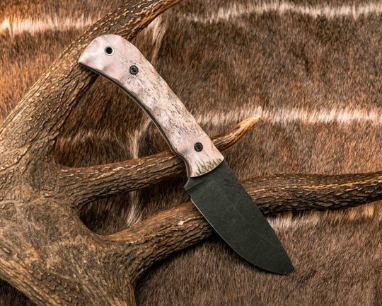 Cavner- Elk Antler, Mosaic Pins, Aluminum Lanyard Pin, Textured Grip