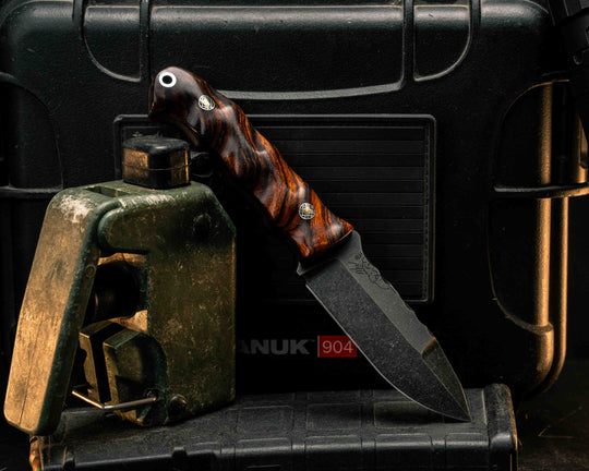 Disaster Cub Gen 3- Desert Ironwood, Mosaic Pins, Aluminum Lanyard Pin, Textured Grip