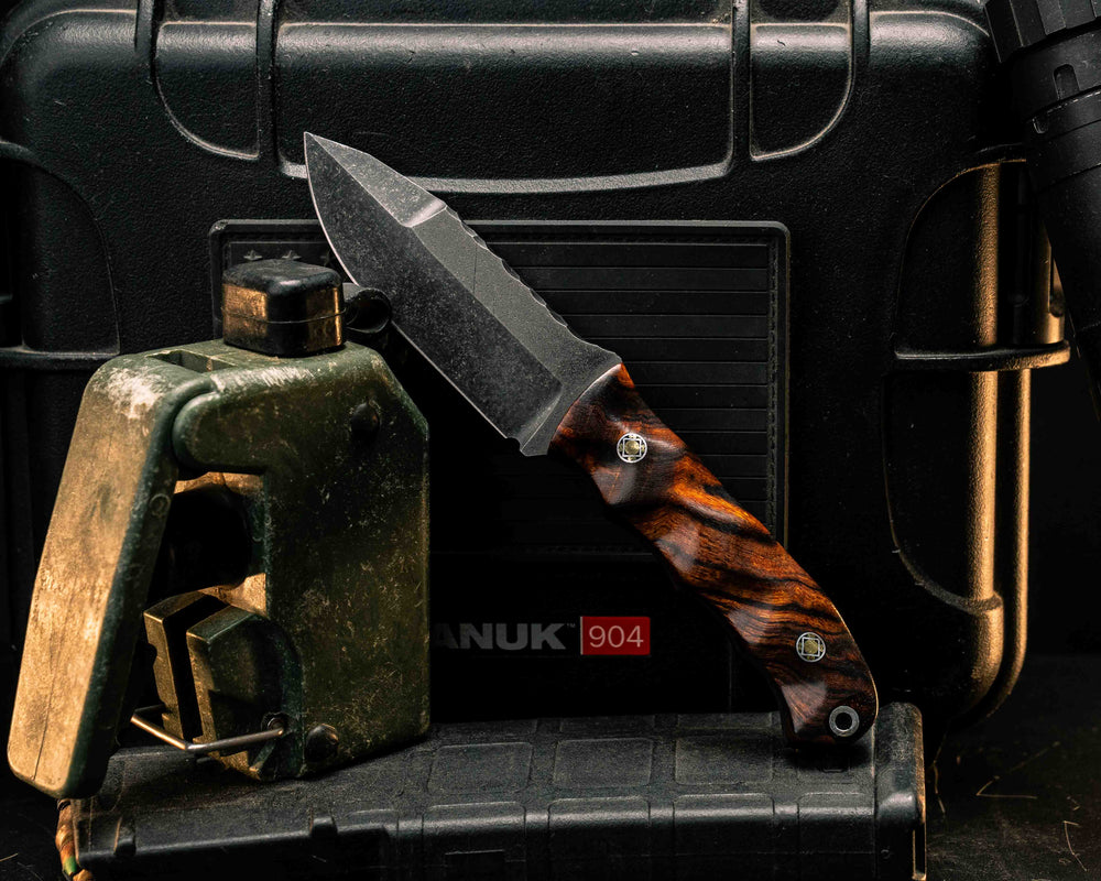 Disaster Cub Gen 3- Desert Ironwood, Mosaic Pins, Aluminum Lanyard Pin, Textured Grip