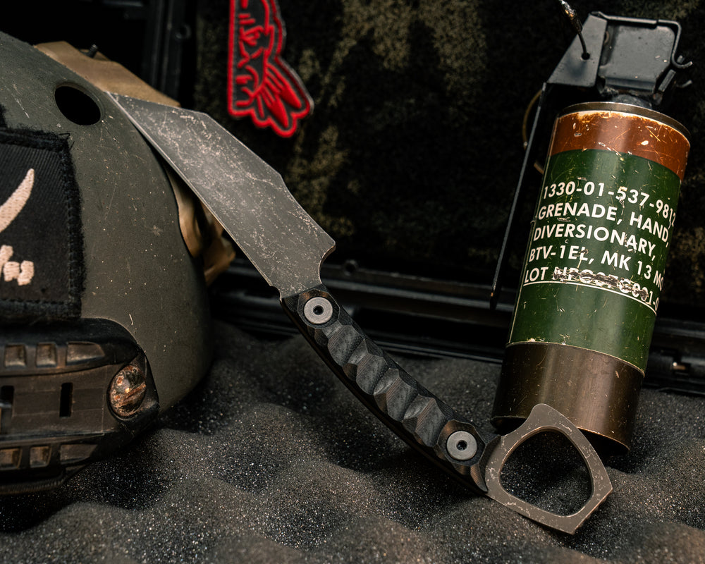 SOPHS- Black G10, Allen Bolts, Textured Grip