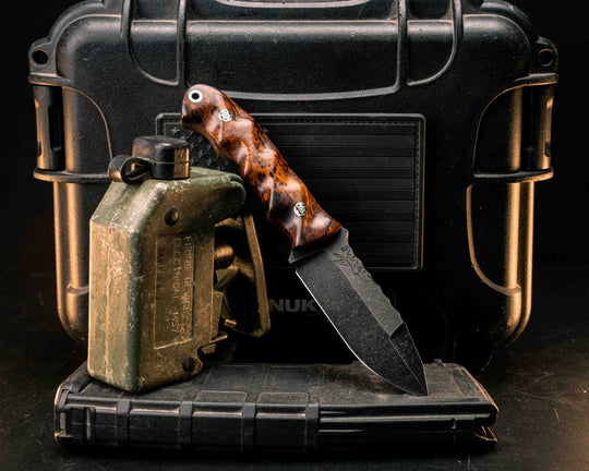 Disaster Cub Gen 3- Desert Ironwood, Mosaic Pins, Aluminum Lanyard Pin, Textured Grip