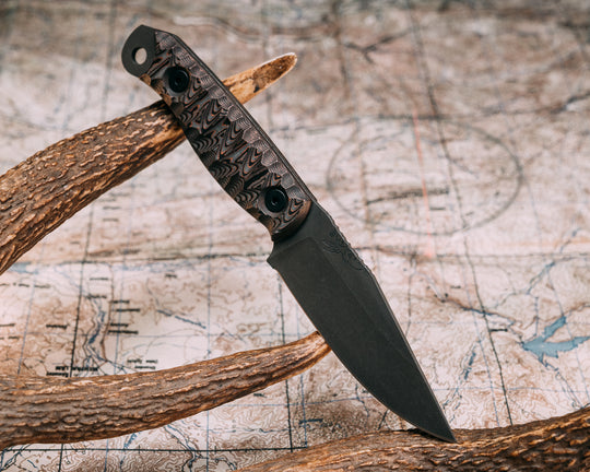 Crow Scalper - Copper Camo CF, Allen Bolts, Chaos Grip.