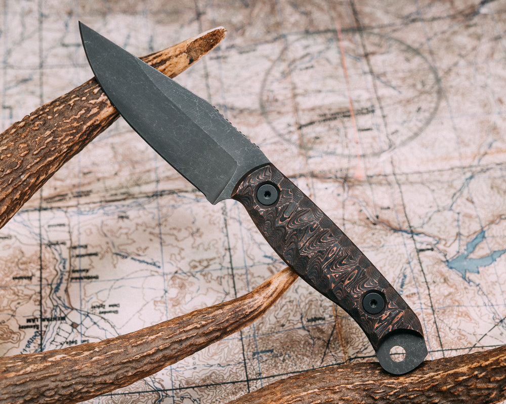 Crow Scalper - Copper Camo CF, Allen Bolts, Chaos Grip.