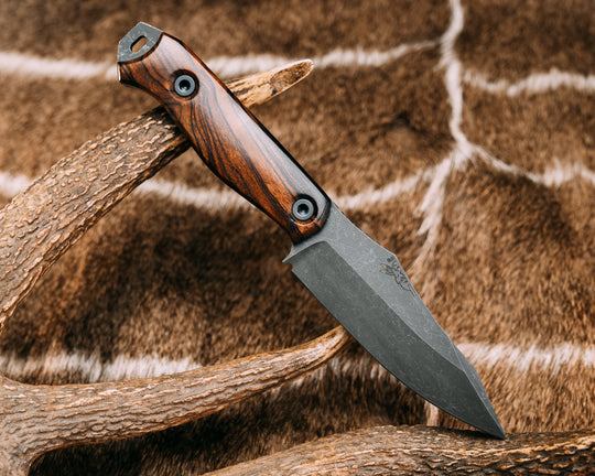 Field Knife - Desert Ironwood, Allen Bolts, Smooth Grip