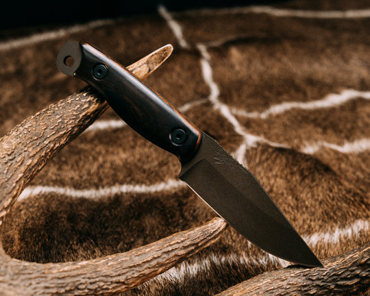 Crow Scalper- Desert Ironwood, Midnight Bronze Cerakote, Allen Bolts, Smooth Grip