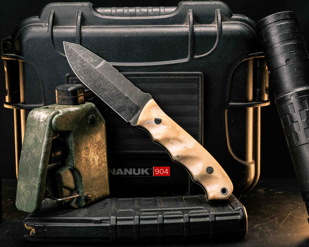 Disaster Jr Gen 3- Moose Antler, Mosaic Pins, Aluminum Lanyard Pin, Textured Grip