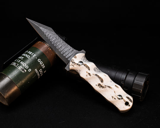 Combat Dirt Nap- Mosaic Pins, Brass Lanyard Pin, Textured Grip
