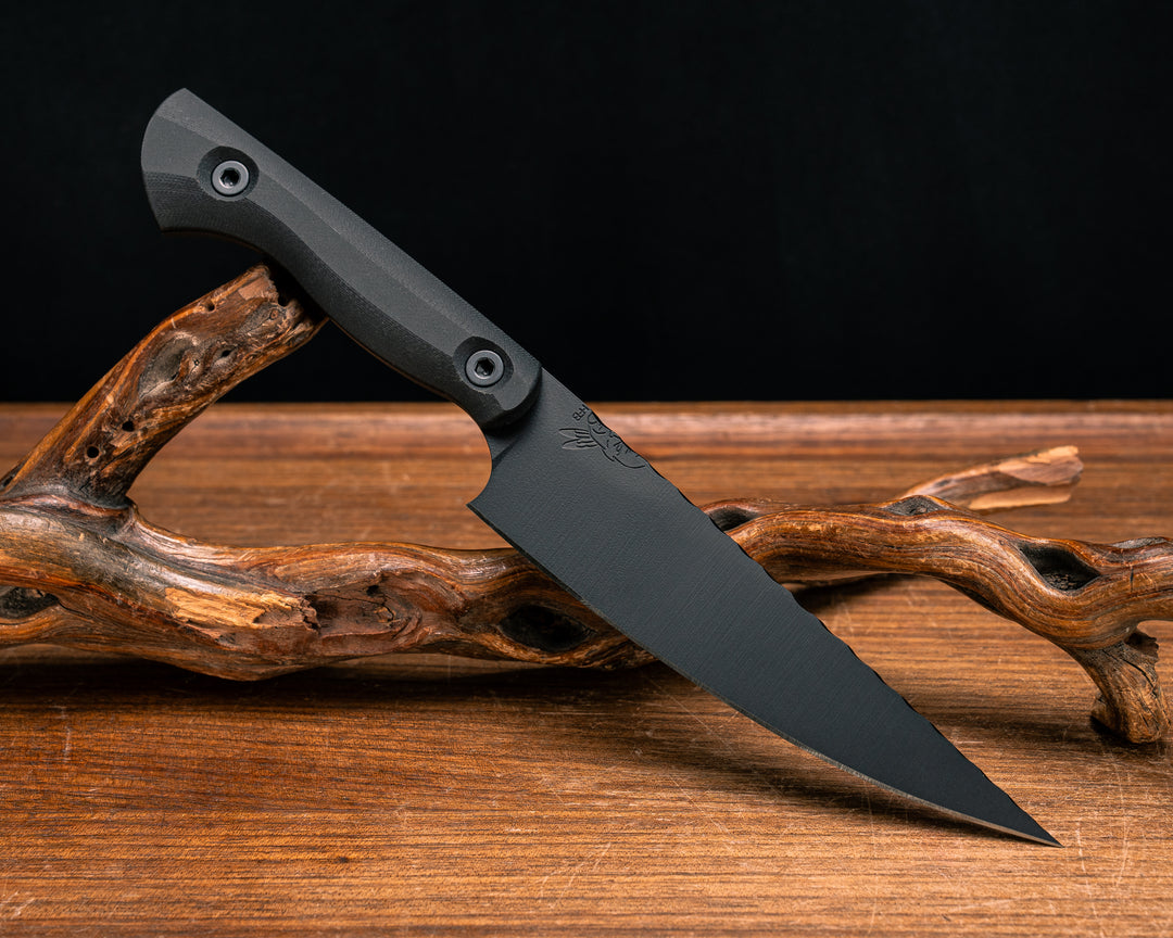 Chef Set - Black G10, Armor Black Cerakote, Allen Bolts, Smooth Grip