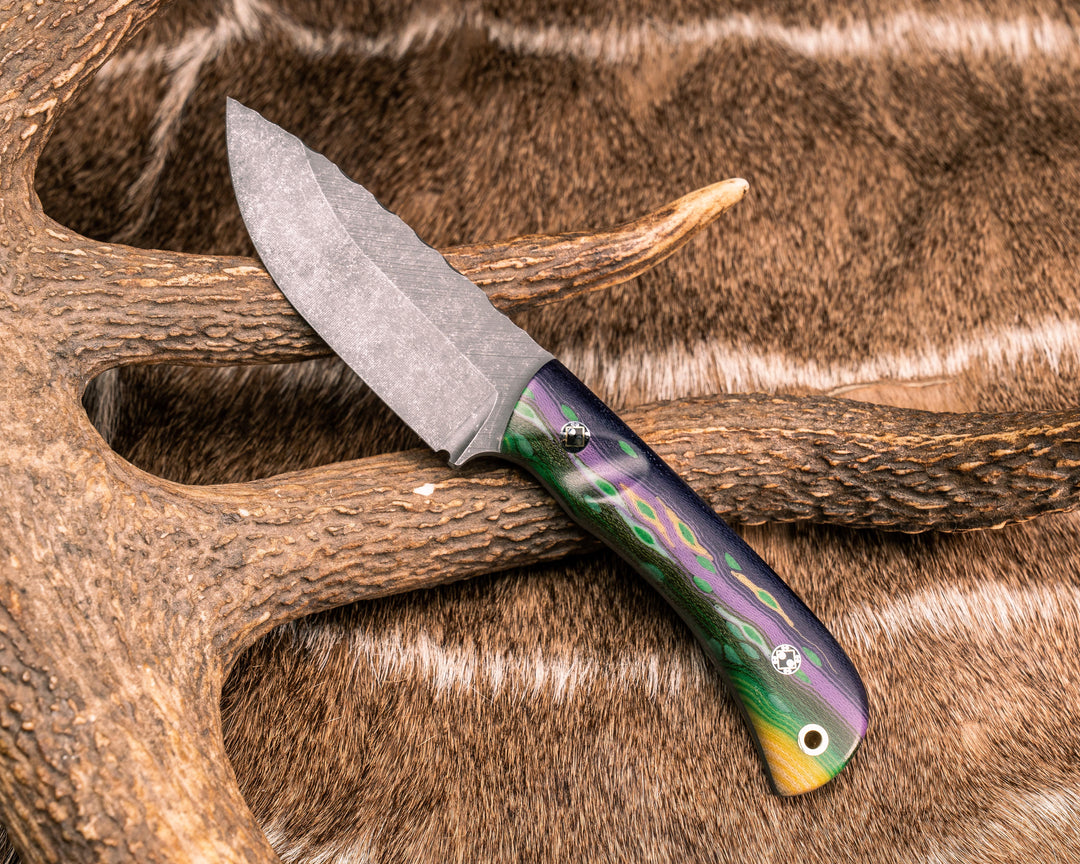 Cav Jr- Joker Fish G-Carta, Mosaic Pins, Brass Lanyard Pin, Textured Grip