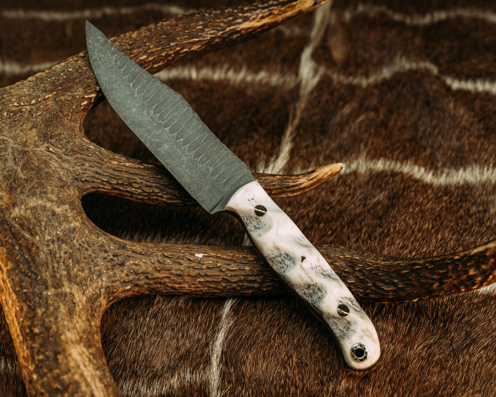 Crow Scout- Mosaic Pins, Mosaic Lanyard, Textured Grip