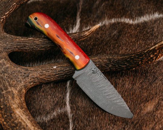 Cavner - Brook Trout With Copper G-Carta, Mosaic Pins, Brass Lanyard Pin, Smooth Grip