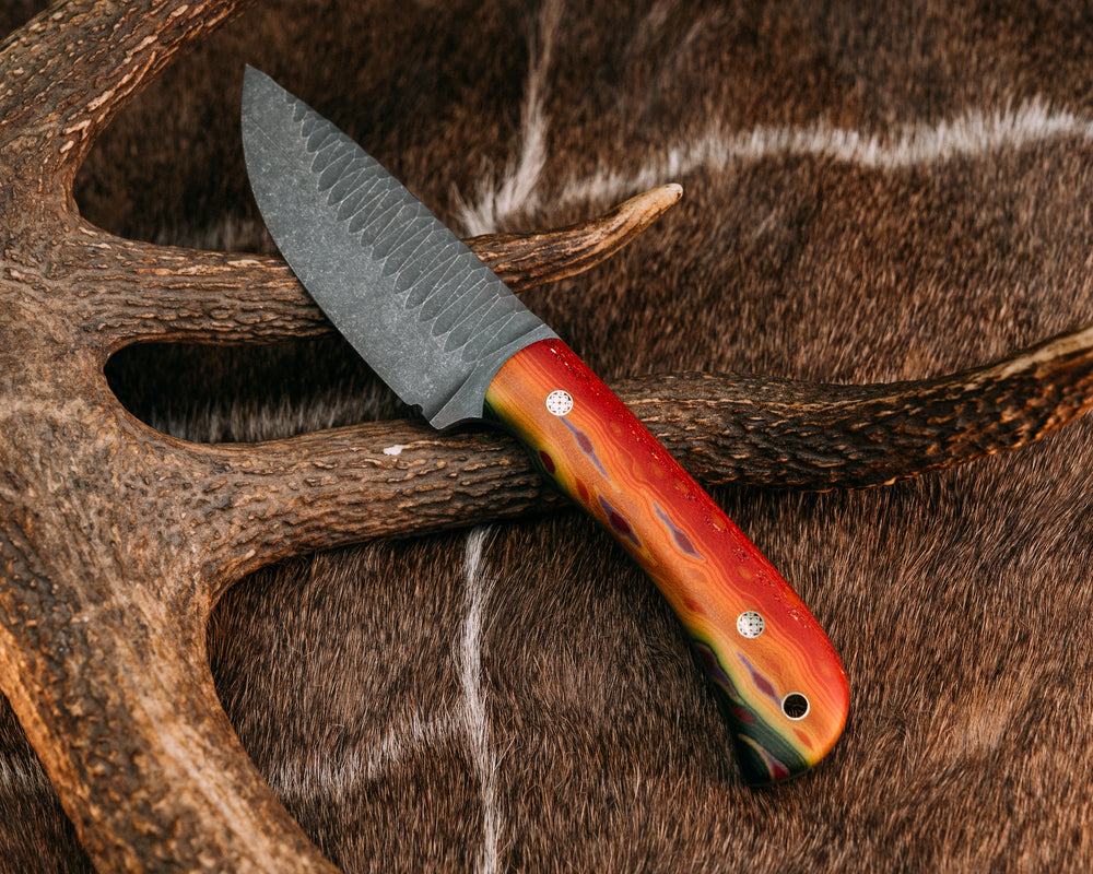 Cavner - Brook Trout With Copper G-Carta, Mosaic Pins, Brass Lanyard Pin, Smooth Grip