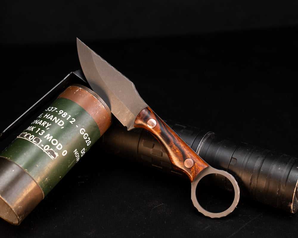 Jaq- Desert Ironwood, Copper Pins, Smooth Grip