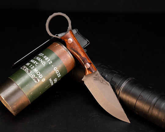 Jaq- Desert Ironwood, Copper Pins, Smooth Grip