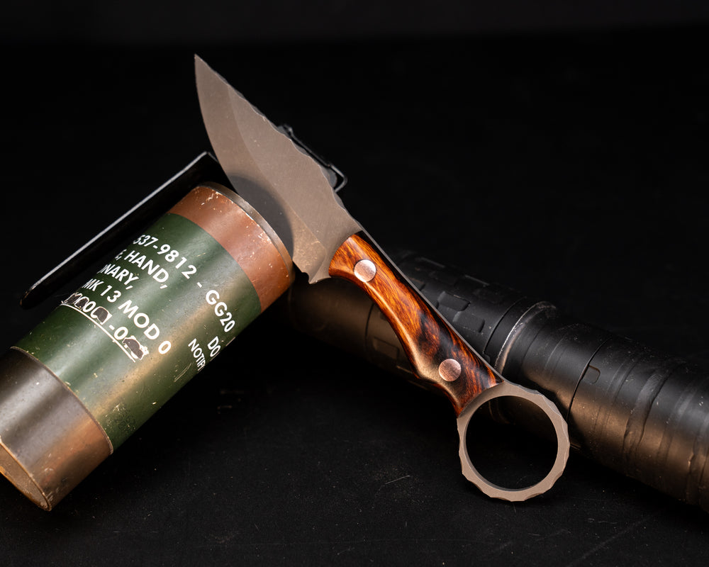 Jaq- Desert Ironwood, Copper Pins, Smooth Grip