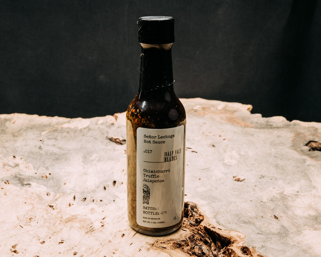 .017 Chimichurri Truffle Jalapeños STEAK Sauce, HFB x Senor Lechuga