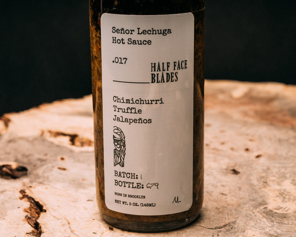 Chimichuri Truffle Jalapeño STEAK Sauce, (CASE), Senor Lechuga X HFB Collab