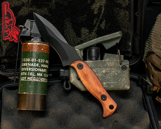 Extremis MK1- Lychee, Armor Black Cerakote, Allen Bolts, Smooth Grip