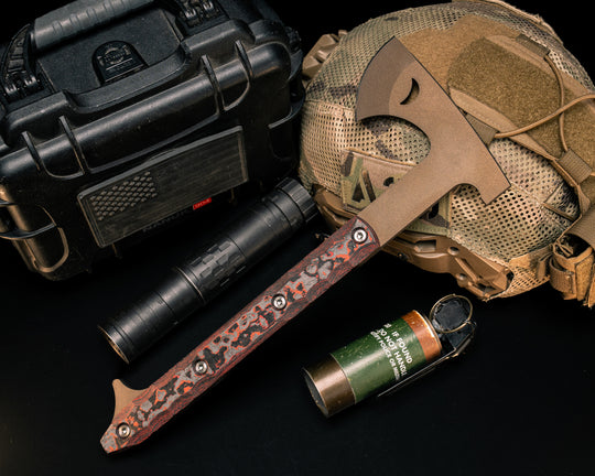 Howler Hawk- Lava Flow FAT Carbon, Midnight Bronze Cerakote, Ti Allen Bolts, Smooth Grip