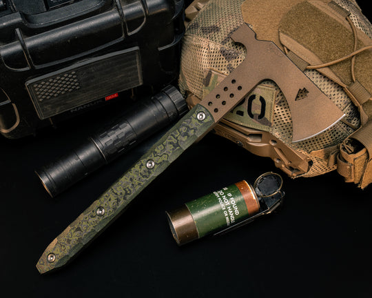 Arrowhead Hawk- Jungle Wear FAT Carbon, Midnight Bronze Cerakote, Ti Allen Bolts, Smooth Grip