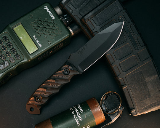 Disaster Jr- Black Camo Carbon, Armor Black Cerakote, Allen Bolts, Iron Grip