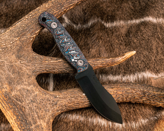 Skinner Jr- Nebula Carbon, Armor Black Cerakote, Ti Allen Bolts, Textured Grip