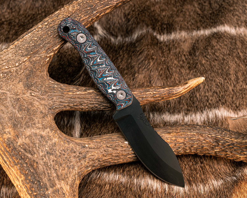 Skinner Jr- Nebula Carbon, Armor Black Cerakote, Ti Allen Bolts, Textured Grip