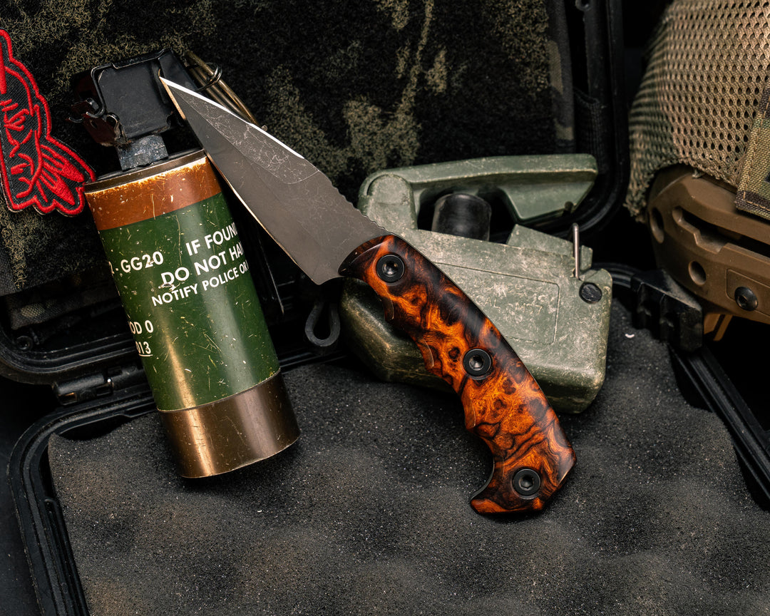 3" HUMINT- Desert Ironwood, Allen Bolts, Smooth Grip