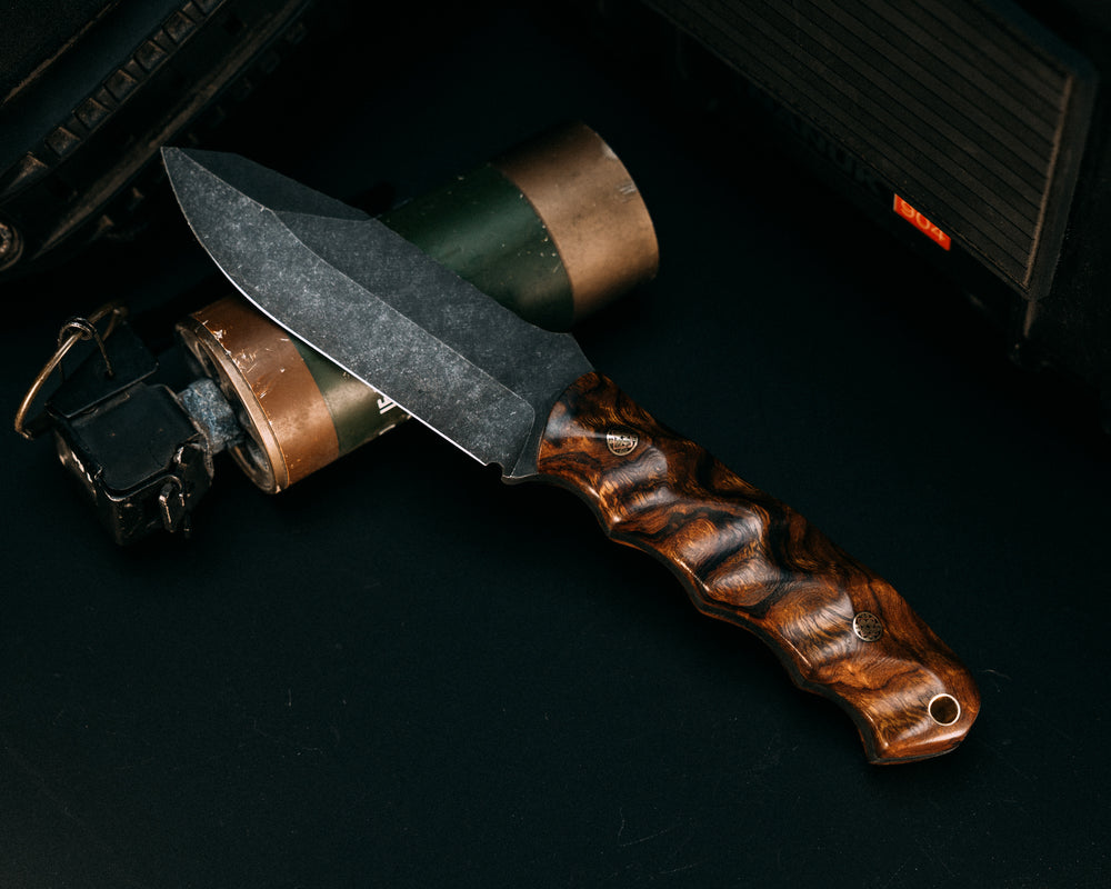 Disaster Jr- Desert Ironwood, Mosaic Pins, Brass Lanyard Pin, Textured Grip