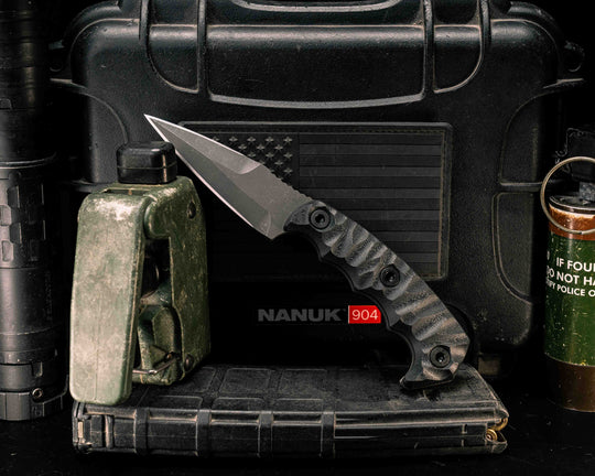 3" HUMINT - Black G10, Allen Bolts, Textured Grip