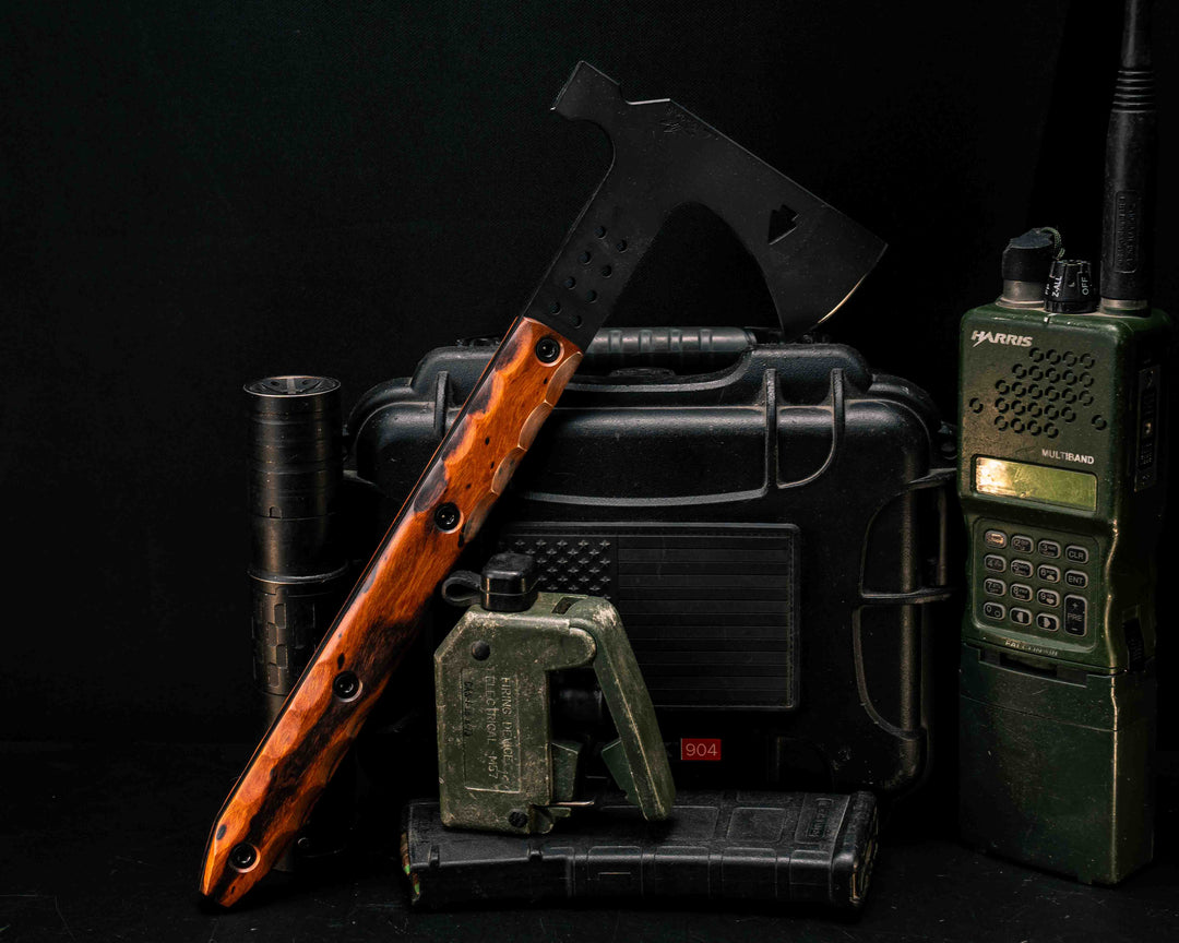 Arrowhead Hawk- Desert Ironwood, Armor Black Cerakote, Allen Bolts, Smooth Grip