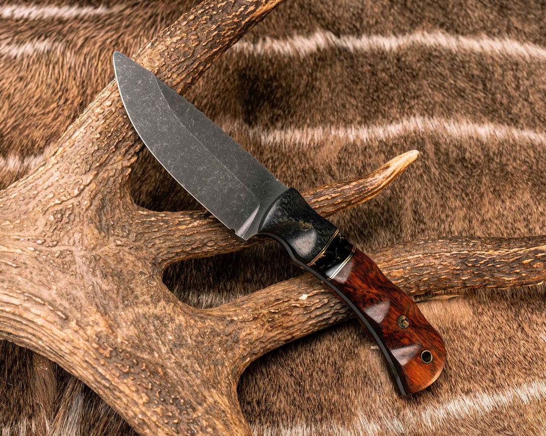 Cavner- Carbon Fiber, Black G10 and Brass Pin Striping, Black with Gold Web Tru-stone Split, Snakewood, Mosaic Pins, Brass Lanyard Pin, Textured Grip